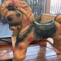 Vintage rocking horse toy | Mercari