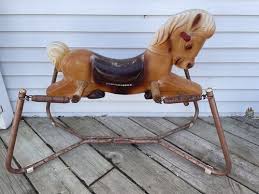 Vintage Antique "Wonder Horse" 4-Springs Rocking Bouncing ...