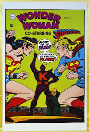WONDER WOMAN 177 COVER PRINT SUPERGIRL | eBay