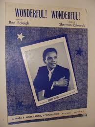 Johnny Mathis Wonderful Wonderful 1956 by Ben Raleigh ...