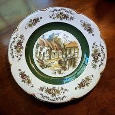 Staffordshire Pottery | Dining | Stoneware Staffordshire Potteries England Brown Drip Glaze 5 Piece Set | Poshmark