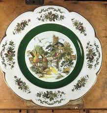 Wood & Sons Ascot (Village) Service Plate England Decorative Wall Plate | eBay.de