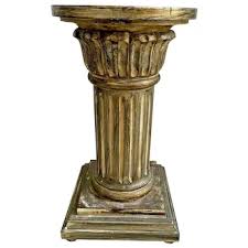 Similar Items to Vintage Roman style Column Bust Plant Stand ...