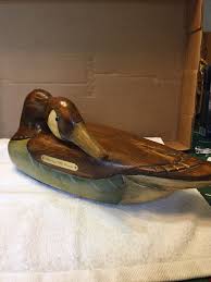 1982 Wood Carved Duck | eBay