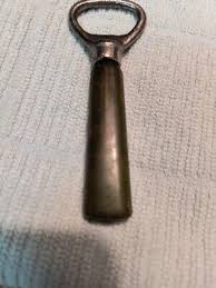 Vintage Androck Green & Tan Marbled Bakelite Handle Bottle ...