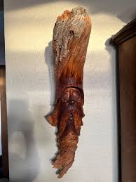 Lot # 84 - Sleepy Old Man Carved in Wood - Folk Art - Signed | Eclectic Shoreline - MCM, Vintage, & Antique Decor & Furniture, Signed Art, Loaded Garage - Sound Estate Company LLC