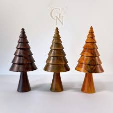 Layered Pine Tree – Solid Wood Holiday Decor for Shelf, Table or Minimalist Christmas Accent - Etsy Canada