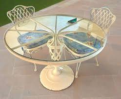 Vintage Woodard Florentine Collection Round Dining Table and 4 Chairs – KLM Luxury Consignment