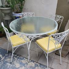 Vintage 1950's Woodard Grapevine Patio Set - Etsy