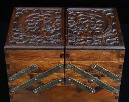Chinese Rosewood Carving Storage Box, Stretching Box ...