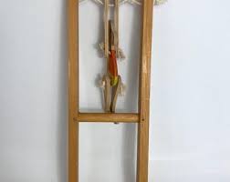 Vintage Acrobatic Wooden Toy - Swinging Monkey on a Ladder ...