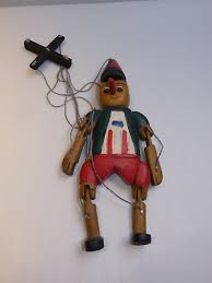 Vintage Pinocchio Painted Wood Marionette | eBay