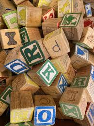 20 pc lot of vintage alphabet building blocks (PM For Entire Lot Of 206 Blocks) | eBay