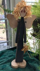KARLA'S KREATIONS HANDCRAFTED WOOD ANGEL | eBay