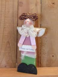 Harper Angel With Her "bless Our Home" Inspirational Sign - Etsy