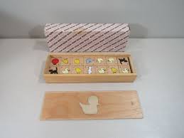 Vintage Lillian Vernon 28 Piece Wooden Animal Dominoes in ...