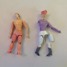 Vtg 2Pc Lot Revell Toys Action Figures Articulated Medieval ...