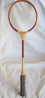 HAITI Full Wood Original 1-piece Vintage Badminton Racket ...