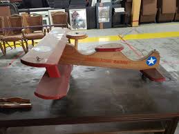 Liberty Flying Machine Airplane Wooden Riding Toy
