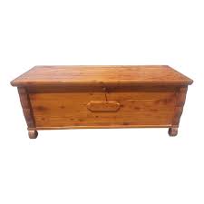 1920 Fully Refinished Red Pine Blanket Chest With Lock & Key | Chairish