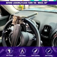 Amazon.com: OPL5 Car Steering Lock, Heavy Duty Universal Anti-Theft Locking Devices, Wheel Safety Lock with 3 Keys for Auto/Truck/SUV/Van : Automotive