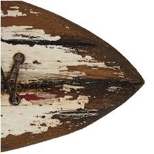 Brown Wood Handmade Distressed 4 Hanger Wall Hook with White Whales and Hanging Rope - On Sale - Bed Bath & Beyond - 39092627