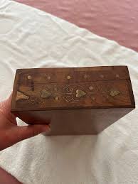 1990s Hand Carved Taj Mahal Wooden Jewelry Box, India | Chairish