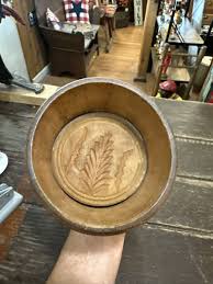 Antique Primitive Wooden Butter Mold | eBay