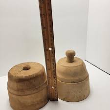 Antique Primitive Wooden Butter Stamp Mold Wheat Stack Goose Rustic lot | eBay