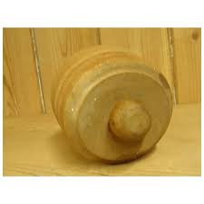 Hand Made Butter Mold with Floral Pattern. For Sale at Ruby Lane