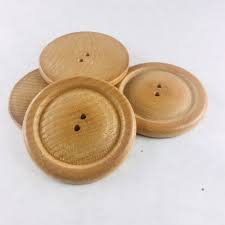RIM EDGED WOODEN Button D1 - Etsy