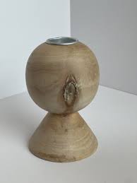 Small Wooden Candle Stick Holders Set Of 2 | eBay