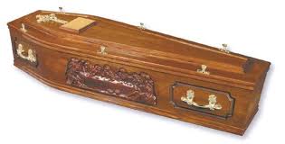 01/09 Veneered Last Supper Coffin | Nottingham, Derby ...