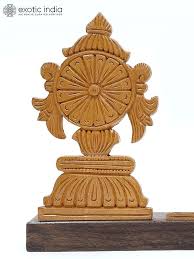 exotic india 10" Vaishnava Symbols - Chakra Tilak and Shankh ...