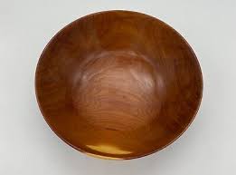 Handmade Stunning Wooden Cherry Hand Turned Decorative Bowl 8 In. X 2 In. | eBay