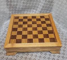 VTG Wooden 5 in 1 Combination Game Set-Poker, Chess, Dominos ...