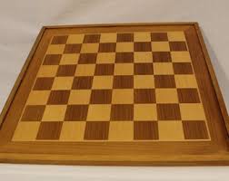 Large Hand Crafted, Hard Wood Game Board, Nice Grained ...