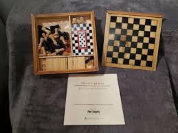 Pier 1 Imports Classic Games Set. Travel size 5 games in 1. Pre-owned | eBay