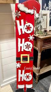 DIY Kit 4ft Porch Leaner Ho Ho Ho — Easely Created