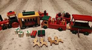 See's Candies 4pc Wood Train with Truck & Cart, 4 Animals ...