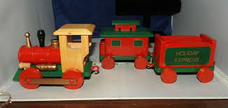 Wooden Holiday express Train Set, Windsor Collection with ...