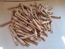 Wooden Clothes Pins | eBay