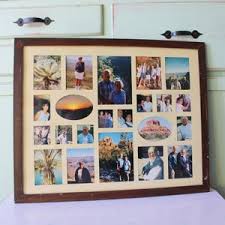 1970s 80s Wooden Collage Vanity Picture Frame....70s Home ...