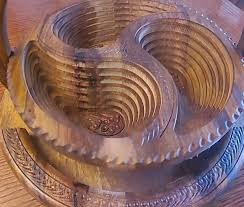 Artisan Boho Vintage Hand Carved Wood Collapsible 3 Paisley ...