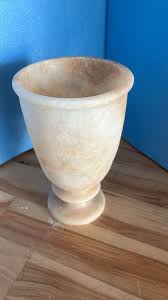 Egyptian Museum Replica Hand Carved Alabaster Cup 6 X 4 ...