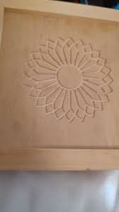 Hand Carved/ Made Wooden Box In Natural Wood Color | eBay