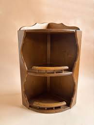 Vintage Country Wood Corner Shelf