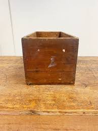 Primitive Wooden Crate With Dovetail Corners - Etsy