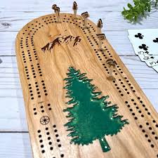 FULL Size Cribbage Board – Lone Crow Bungalow, Bend