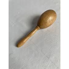 Vintage Wooden Darning Egg Sewing Tool, ca. 1950s. For ...